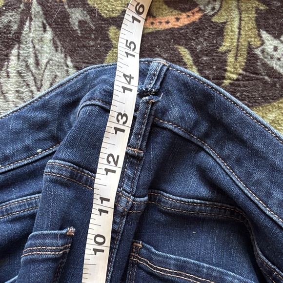 WHBM White House Black Market Dark Blue Skinny Crop Jeans - Picture 8 of 10